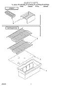 SHELF, LIT/OPTIONAL Diagram and Parts List for ET14CKYFN02  Whirlpool Refrigerator