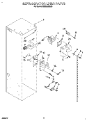 REFRIGERATOR LINER Diagram and Parts List for KSSS48MDX02  KitchenAid Refrigerator