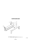 BACKGUARD Diagram and Parts List for SF302EERW4  Whirlpool Range