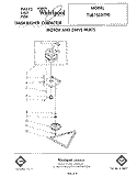 MOTOR AND DRIVE , LIT/OPTIONAL Diagram and Parts List for TU8150XTP0  Whirlpool Trash Compactor