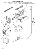 ICEMAKER PARTS, OPTIONAL PARTS (NOT INCLUDED) Diagram and Parts List for KSCS23INBT03  KitchenAid Refrigerator