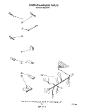 WIRING HARNESS Diagram and Parts List for DU8500XT4  Whirlpool Dishwasher