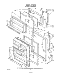 DOOR , LIT/OPTIONAL Diagram and Parts List for ET20XKXRWR0  Whirlpool Refrigerator