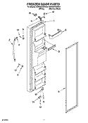 Part Location Diagram of 2257001 Whirlpool HANDLE