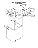 TOP AND CABINET, LIT/OPTIONAL Diagram and Parts List for LA5705XTF2  Whirlpool Washer