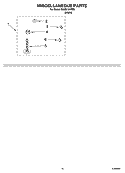 MISCELLANEOUS PARTS - OPTIONAL PARTS (NOT INCLUDED) Diagram and Parts List for RAB2121PW0  Roper Washer
