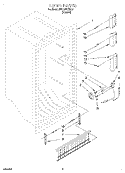 LINER, LIT/OPTIONAL Diagram and Parts List for EV120FXEN01  Whirlpool Freezer