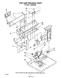 SECTION Diagram and Parts List for LE7800XKW1  Whirlpool Dryer