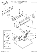SECTION Diagram and Parts List for LER3624EQ0  Whirlpool Dryer