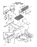 UNIT Diagram and Parts List for ET22PKXZW00  Whirlpool Refrigerator