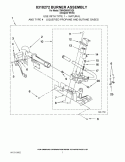 8318272 BURNER ASSEMBLY Diagram and Parts List for 7MWG66007XQ0  Whirlpool Dryer