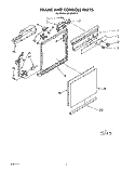 Part Location Diagram of 3370379 Whirlpool CONSOLE