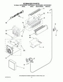ICEMAKER PARTS Diagram and Parts List for KSRT25FWMS01  KitchenAid Refrigerator