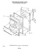 REFRIGERATOR DOOR Diagram and Parts List for ET16JMYSN01  Whirlpool Refrigerator