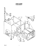 OVEN Diagram and Parts List for RM973BXST0  Whirlpool Microwave Oven Combo