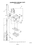 POWERSCREW AND RAM Diagram and Parts List for TU4100XTP1  Whirlpool Trash Compactor