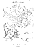CONTROL PANEL , LIT/OPTIONAL Diagram and Parts List for KUD121SS1  KitchenAid Dishwasher