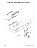 Part Location Diagram of W10906419 Whirlpool Electric Control Board