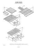 SHELF Diagram and Parts List for ET14AKXMWR2  Whirlpool Refrigerator