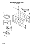 CAVITY AND STIRRER, LIT/OPTIONAL Diagram and Parts List for MT6900XW0  Whirlpool Microwave