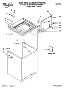 Part Location Diagram of 8558496 Whirlpool Feature Sheet