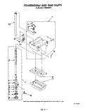 POWERSCREW AND RAM Diagram and Parts List for TF4500XRP3  Whirlpool Trash Compactor