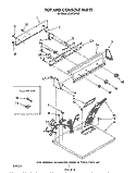 CABINET Diagram and Parts List for GL5030VW0  Roper Dryer
