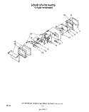 SOLID STATE Diagram and Parts List for ED26SSXMWR1  Whirlpool Refrigerator