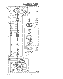 Part Location Diagram of 356247 Whirlpool Seal, Spin Pinion