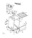 CABINET, OPTIONAL Diagram and Parts List for DP8500XXN1  Whirlpool Dishwasher