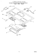 VENTILATION Diagram and Parts List for KHMC107BAL5  KitchenAid Microwave
