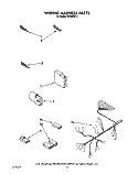 WIRING HARNESS Diagram and Parts List for WU3006V1  Roper Dishwasher