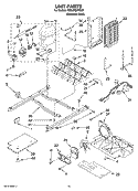UNIT PARTS Diagram and Parts List for ED2JHEXTS00  Whirlpool Refrigerator
