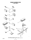 WIRING HARNESS Diagram and Parts List for SHU30141  Whirlpool Dishwasher