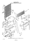 UNIT Diagram and Parts List for RT14DCXVW10  Roper Refrigerator