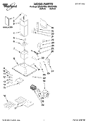 HOOD PARTS Diagram and Parts List for GZ9730XSS0  Whirlpool Range Hood
