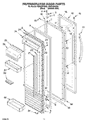 Part Location Diagram of 2259182 Whirlpool PANEL-EXT
