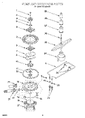 Part Location Diagram of 965544 Whirlpool HOUSING