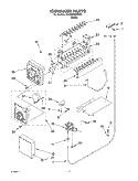 ICE MAKER Diagram and Parts List for 6GD2SHQXKB01  Whirlpool Refrigerator