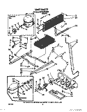 UNIT Diagram and Parts List for ET25DMXXN00  Whirlpool Refrigerator