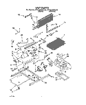 UNIT Diagram and Parts List for RT18AKXBW00  Roper Refrigerator