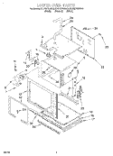 LOWER OVEN Diagram and Parts List for KEBS278BBL3  KitchenAid Wall Oven