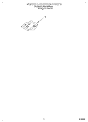 MISCELLANEOUS, OPTIONAL Diagram and Parts List for DU801DWGQ2  Whirlpool Dishwasher
