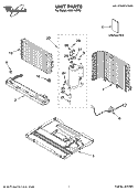 UNIT PARTS Diagram and Parts List for ACE114PP0  Whirlpool Air Conditioner
