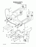 Part Location Diagram of W10176502 Whirlpool PIPE-MNFLD