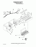 ICEMAKER PARTS Diagram and Parts List for KFIL27CXMS0  KitchenAid Refrigerator