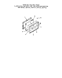 OVEN DOOR Diagram and Parts List for 2454X2A  Roper Range