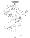 MANIFOLD Diagram and Parts List for SF300PEPW0  Whirlpool Range