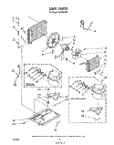 SECTION Diagram and Parts List for AC0052XT0  Whirlpool Air Conditioner