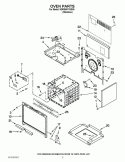OVEN PARTS Diagram and Parts List for KDRS407VSS00  KitchenAid Range
